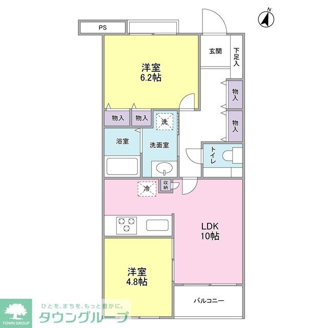 メジロテークの物件間取画像