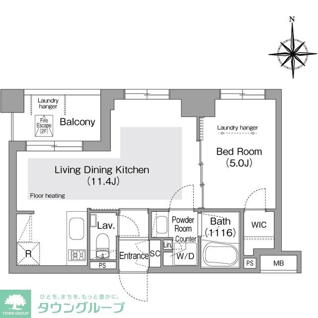 コンフォリア・リヴ文京護国寺の物件間取画像