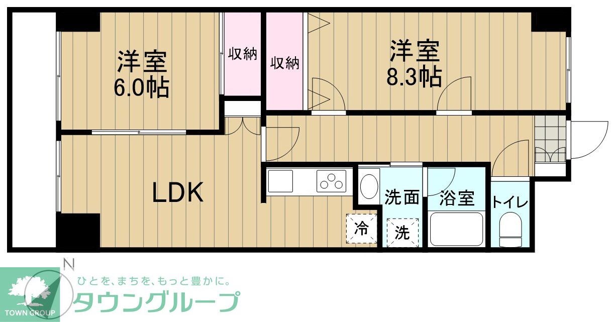 フェリーチェお茶の水の物件間取画像