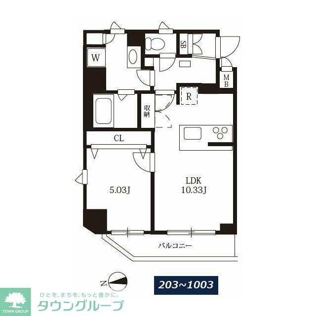 マキシヴ浅草の物件間取画像