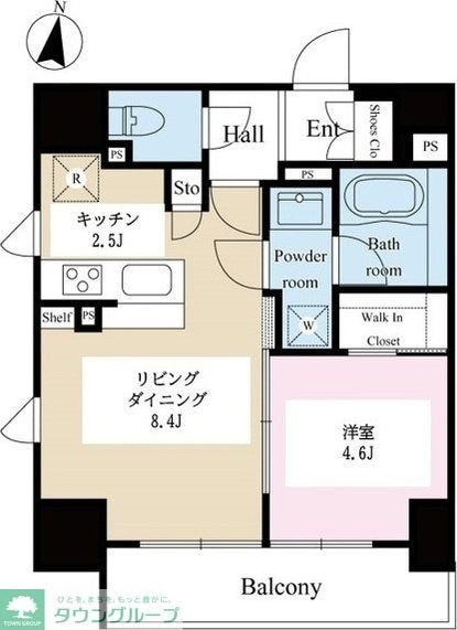 テラス文京本郷の物件間取画像
