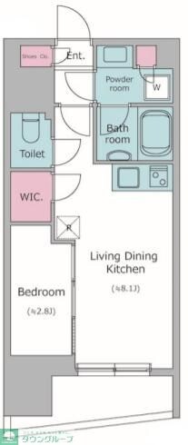 レジディア亀戸プレイスの物件間取画像