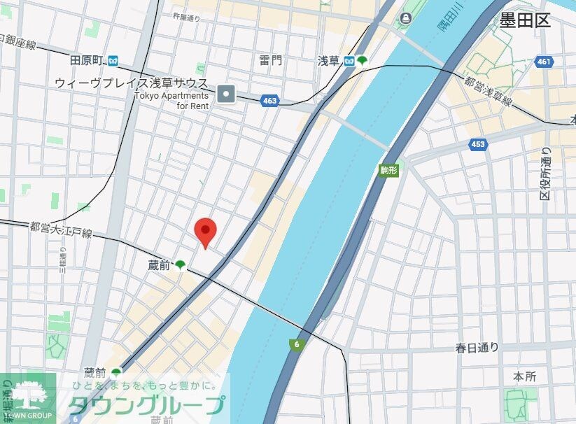 ライオンズミレス蔵前の物件内観写真