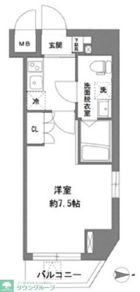 ラヴィータ新御徒町の物件間取画像