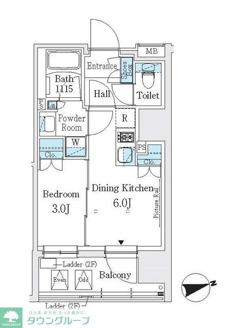 J.GRAN Court 浅草の物件間取画像