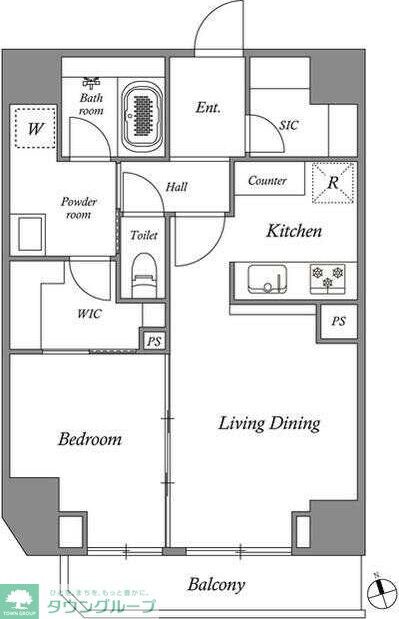 GRAN PASEO田原町の物件間取画像