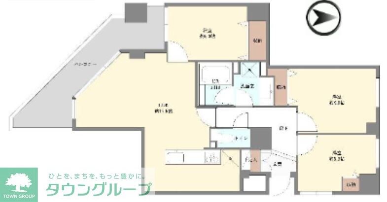 プロスペクト清澄庭園の物件間取画像