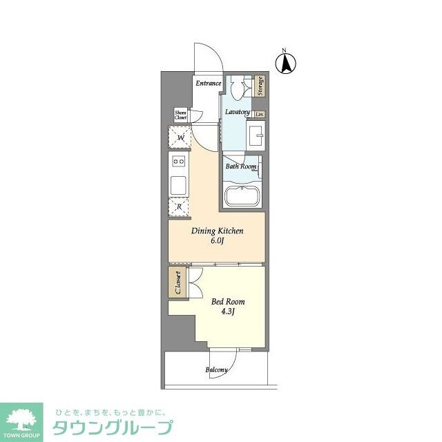 LaSante 上野の物件間取画像
