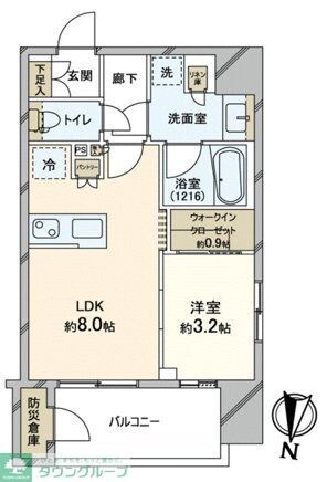 クレアホームズフラン東京三ノ輪IIの物件間取画像
