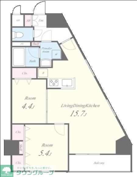 Terrace The 本郷の物件間取画像