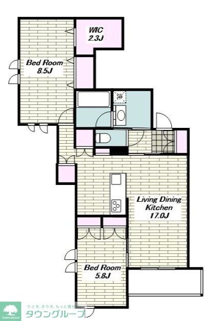 グランウェストの物件間取画像