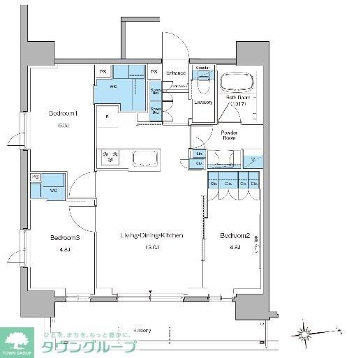ルフォンプログレ上野御徒町の物件間取画像