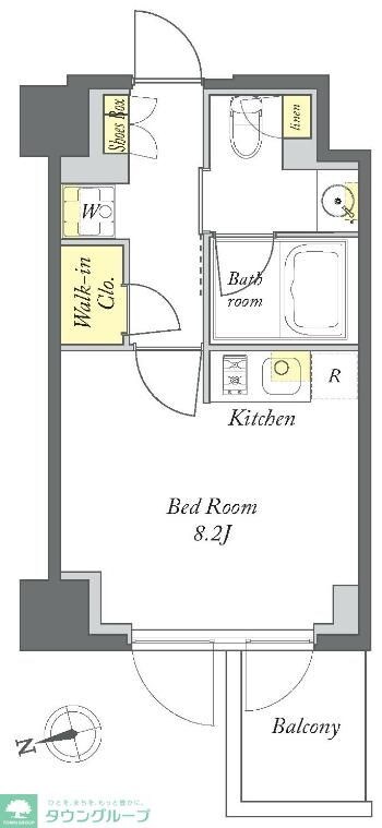 プライムメゾン清澄白河の物件間取画像