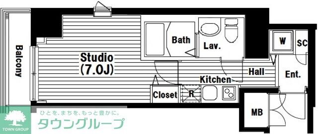 グランド・ガーラ日本橋兜町の物件間取画像