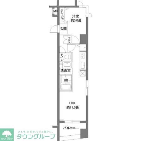 カスタリア新御茶ノ水の物件間取画像