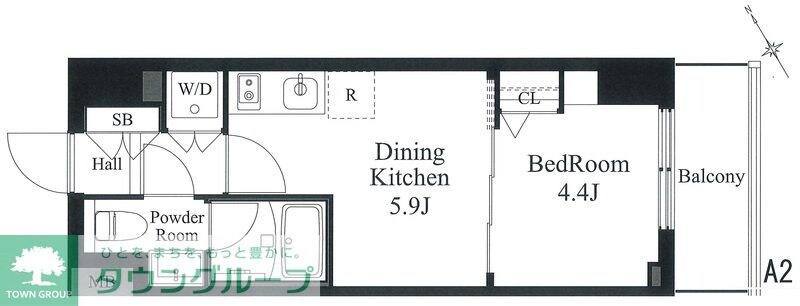 ラティエラ秋葉原の物件間取画像