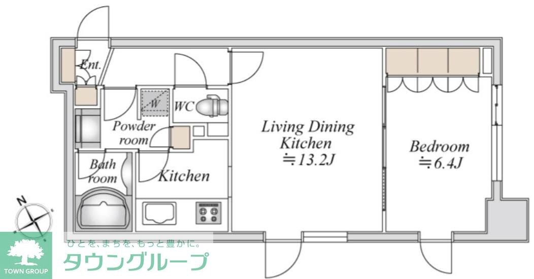 La Douceur浅草橋の物件間取画像