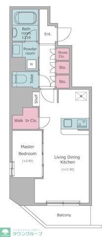 クロスレジデンス神田神保町の物件間取画像