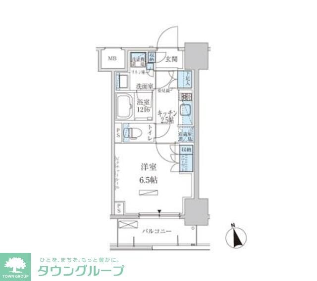 パークアクシス東上野の物件間取画像