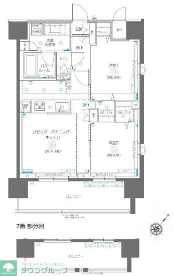 アルファレジデンシア南千住の物件間取画像