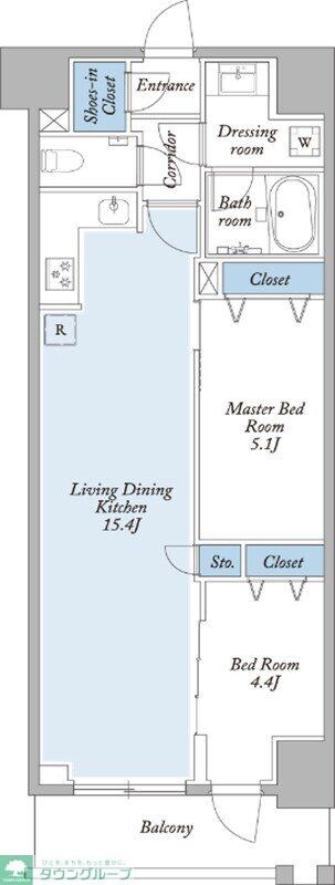 グランカーサ両国ヴェルデの物件間取画像