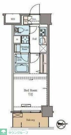 ラグゼナ秋葉原の物件間取画像