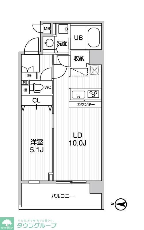 ALTERNA菊川IIの物件間取画像
