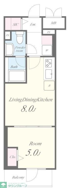 JPT RESIDENSEの物件間取画像