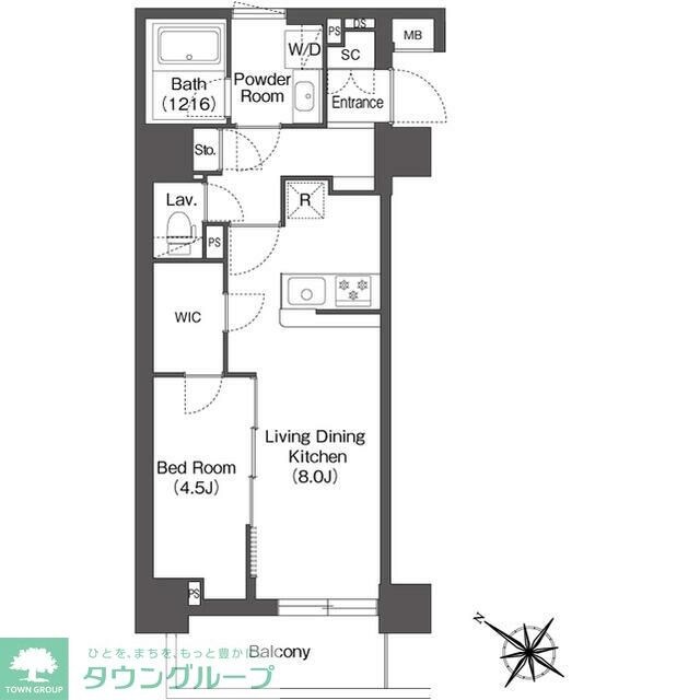 エスタート三ノ輪の物件間取画像
