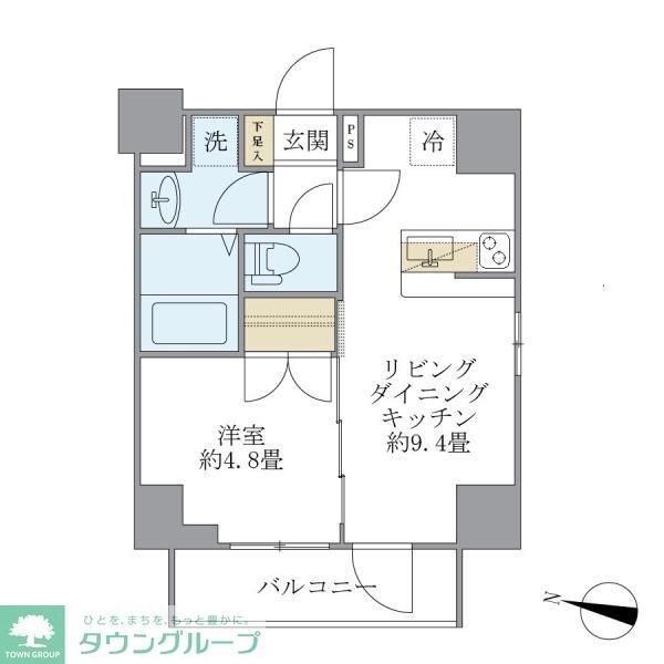 GRANSITE千代田富士見の物件間取画像