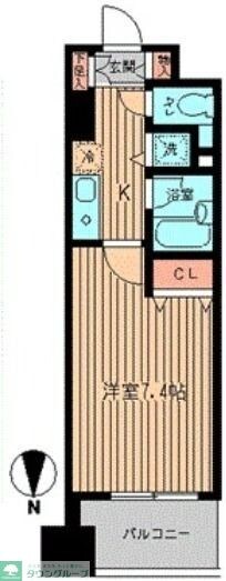 エルヴァージュ神田神保町の物件間取画像