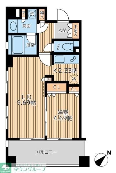 CITY SPIRE 三ノ輪の物件間取画像
