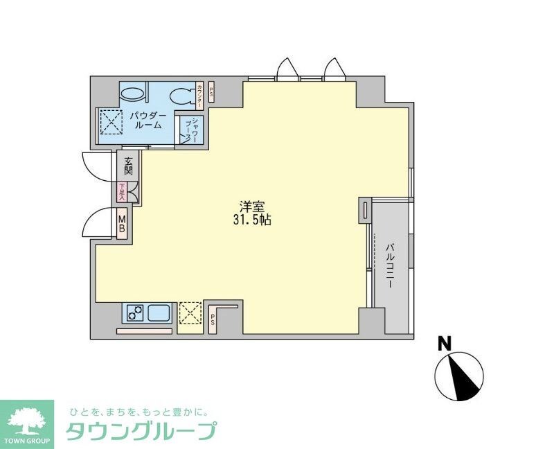 エグゼトゥール日本橋の物件間取画像