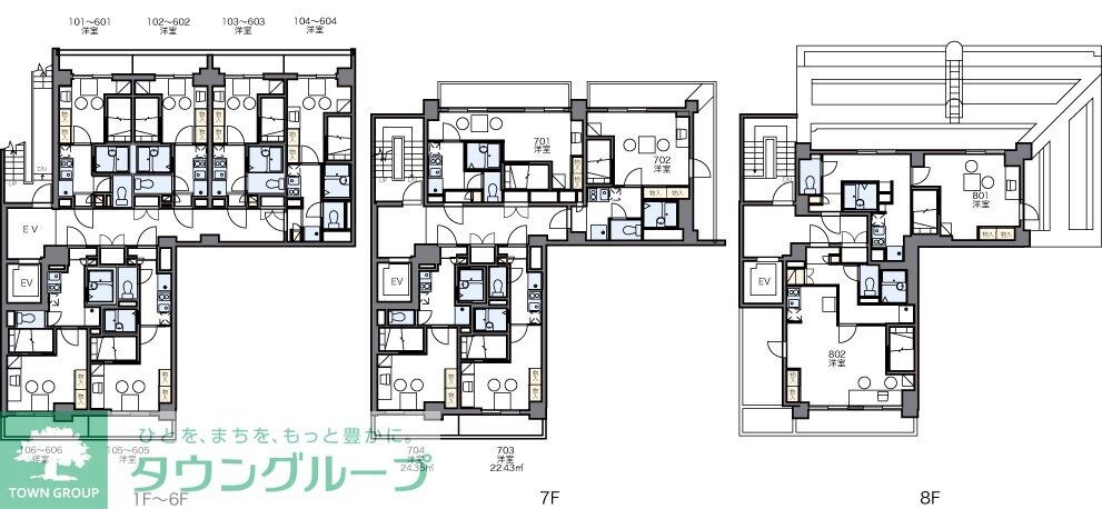 レオパレスFlat浜松町の物件間取画像
