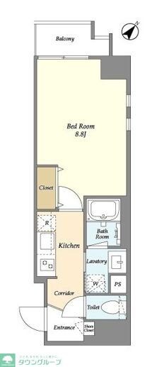 Qu4ttro Arca 九段(クアトロアルカ九段)の物件間取画像