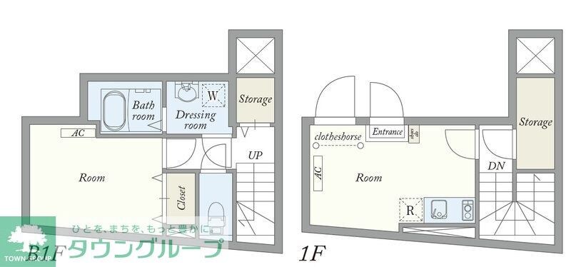 後楽プレイスの物件間取画像