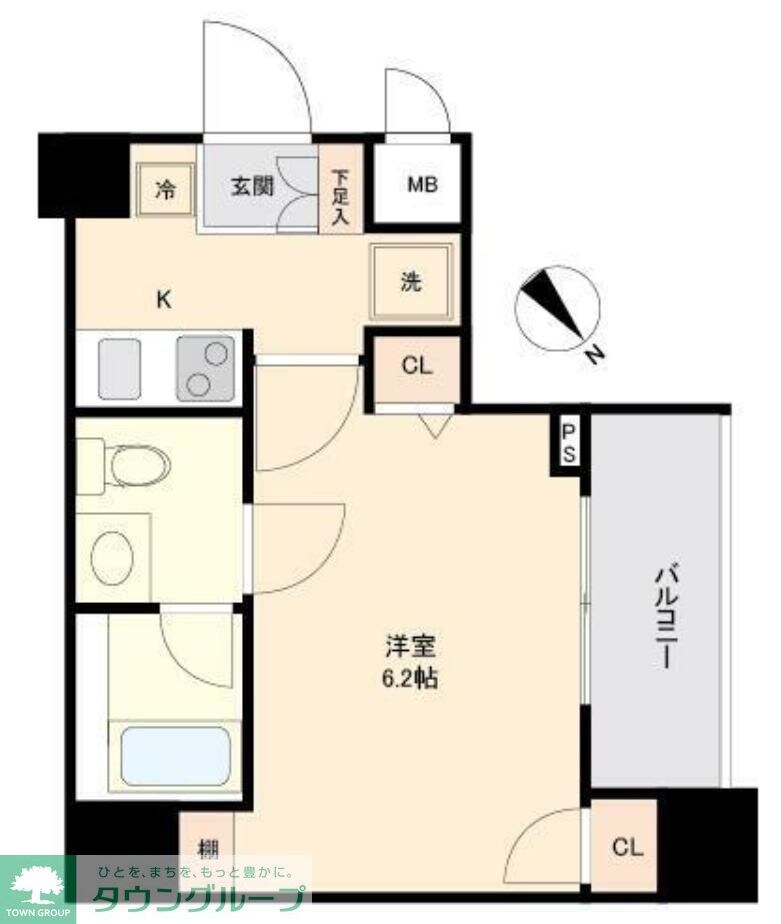 コンシェリア日本橋の物件間取画像