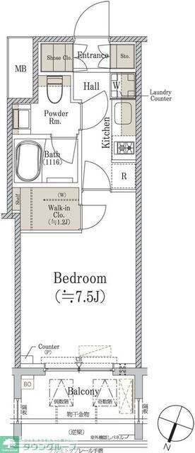 パークホームズ千代田淡路町の物件間取画像