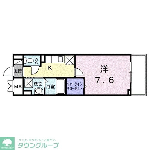 Casa南千住の物件間取画像