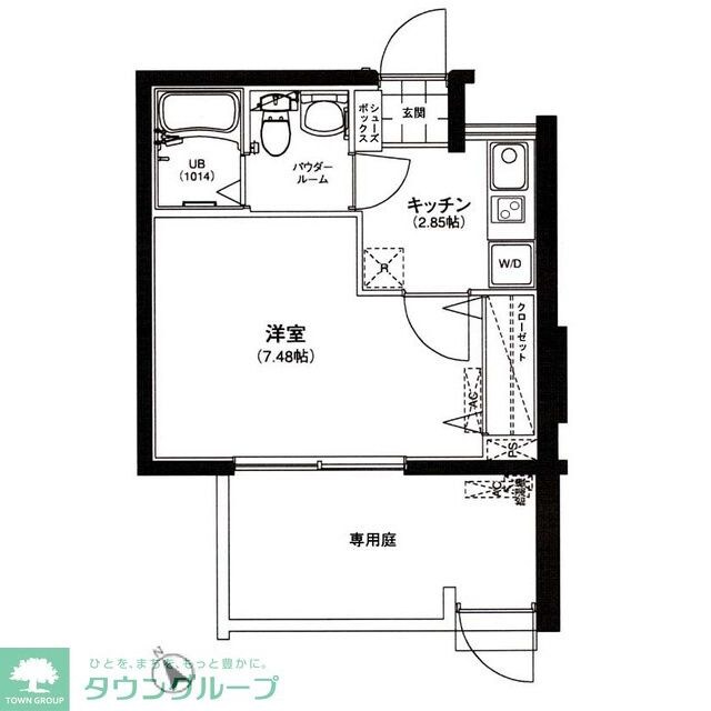 サウンドおしあげの物件間取画像