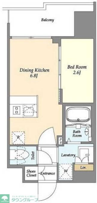 CAVANA西大島の物件間取画像