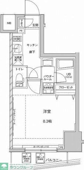 ジェノヴィア東大前グリーンヴェールの物件間取画像