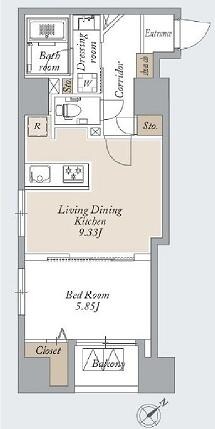 グランカーサ上野入谷の物件間取画像