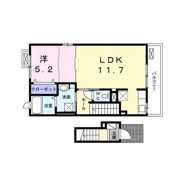 ピーチハウスの物件間取画像