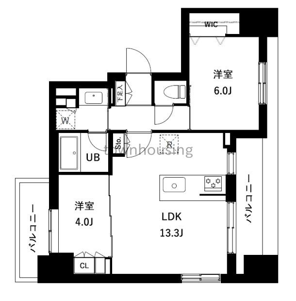 アーバンパーク立石の物件間取画像