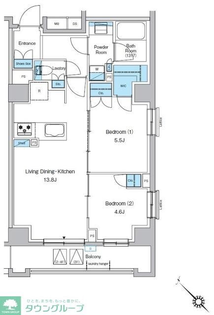 プレディアコート西葛西の物件間取画像