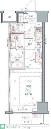 クレヴィスタお花茶屋の物件間取画像