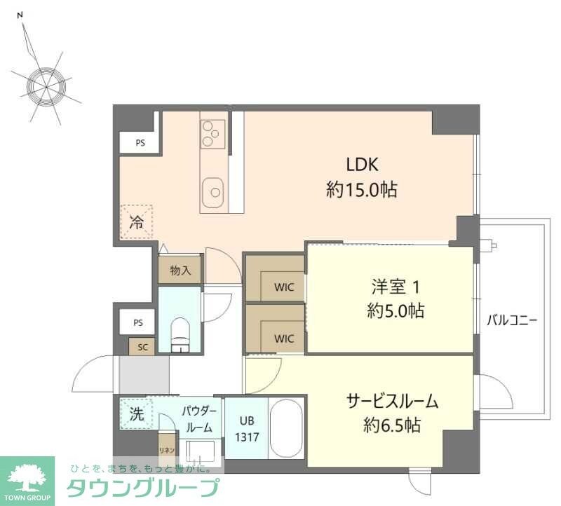 ダーシャモリの物件間取画像