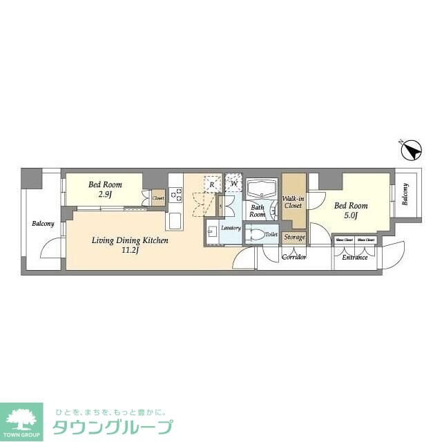 グランカーサ瑞江の物件間取画像
