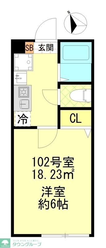 ガーデン一之江の物件間取画像